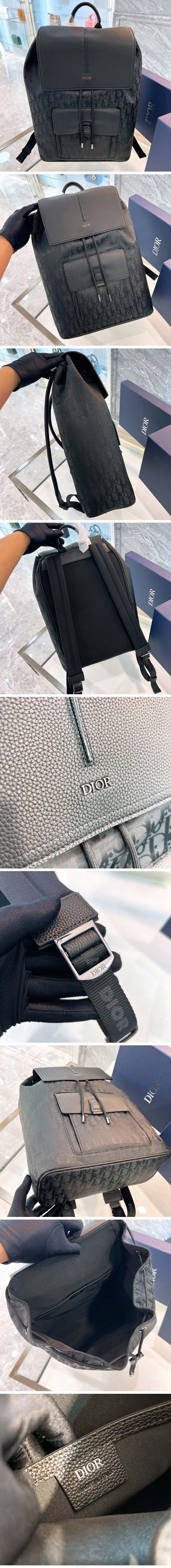 Dior ディオール Motion BackPack Oblique Mirage Technical Fabrics モーション バックパック オブリーク＆ミラージュテクニカルファブリック ブラック