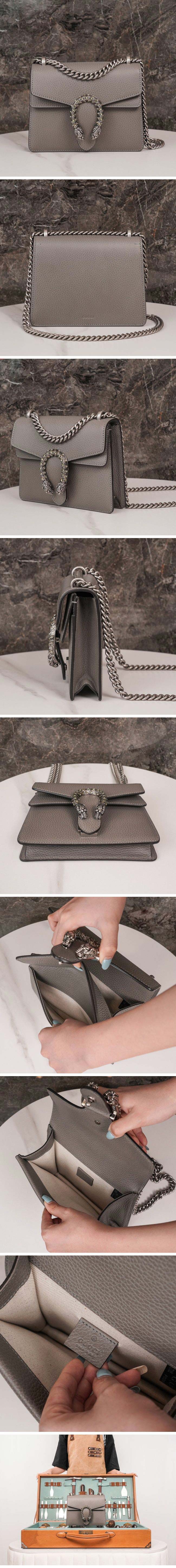 Gucci グッチ Dionysus Mini shoulder bag 421970 ディオニソス ミニショルダーバッグ グレー