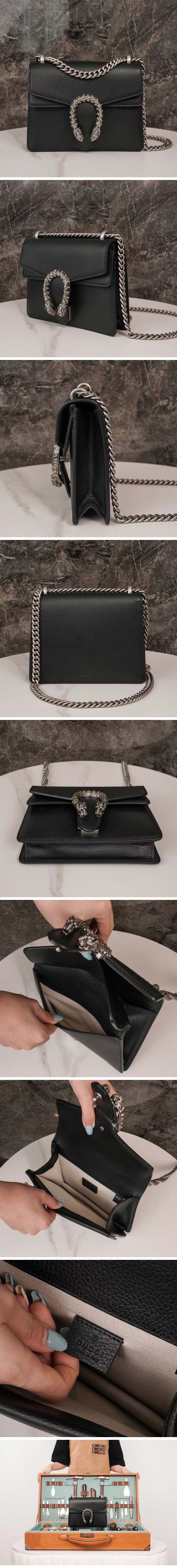 Gucci グッチ Dionysus Mini shoulder bag 421970 ディオニソス ミニショルダーバッグ ブラック