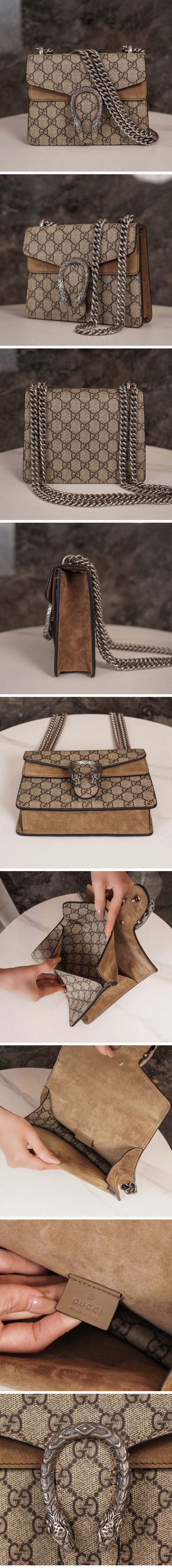 Gucci グッチ Dionysus Mini shoulder bag 421970 ディオニソス ミニショルダーバッグ GGスプリーム/ベージュ