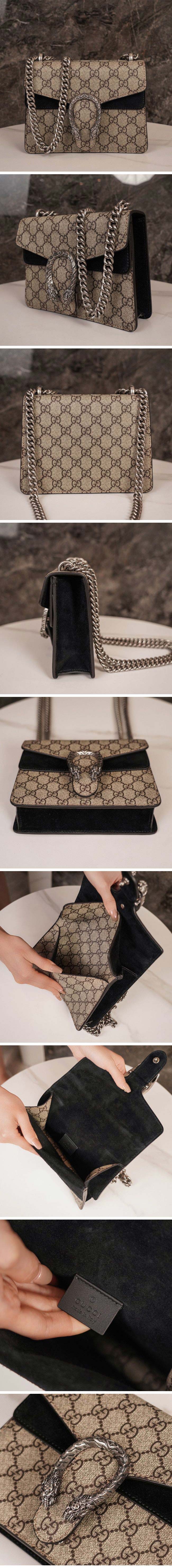 Gucci グッチ Dionysus Mini shoulder bag 421970 ディオニソス ミニショルダーバッグ GGスプリーム/ブラック