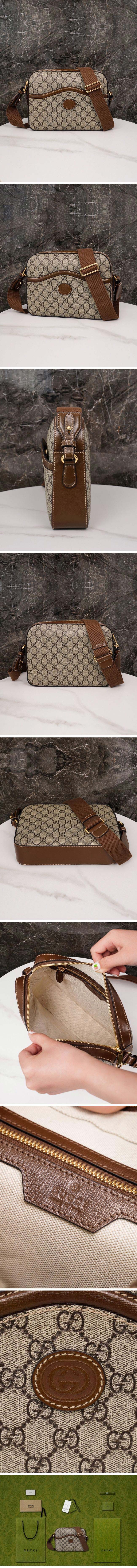 Gucci グッチ Messenger bag with interlocking G 675891 インターロッキング付き メッセンジャーバッグ GGスプリーム