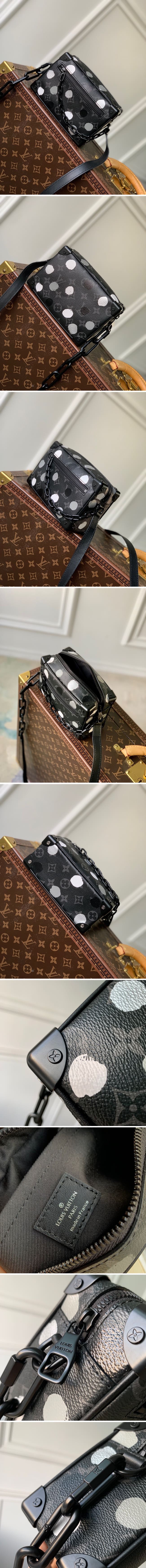 Louis Vuitton ルイヴィトン LV × YK MINI SOFT TRUNK 草間彌生 ミニソフトトランク M81936 モノグラム･エクリプス Black ブラック