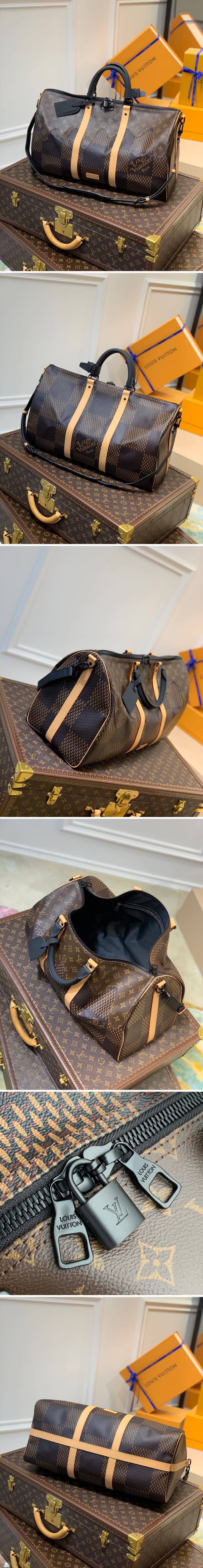 Louis Vuitton ルイヴィトン Ciepallu 50 bondhrialu キーポール 50 バンドリエール M40360 モノグラム