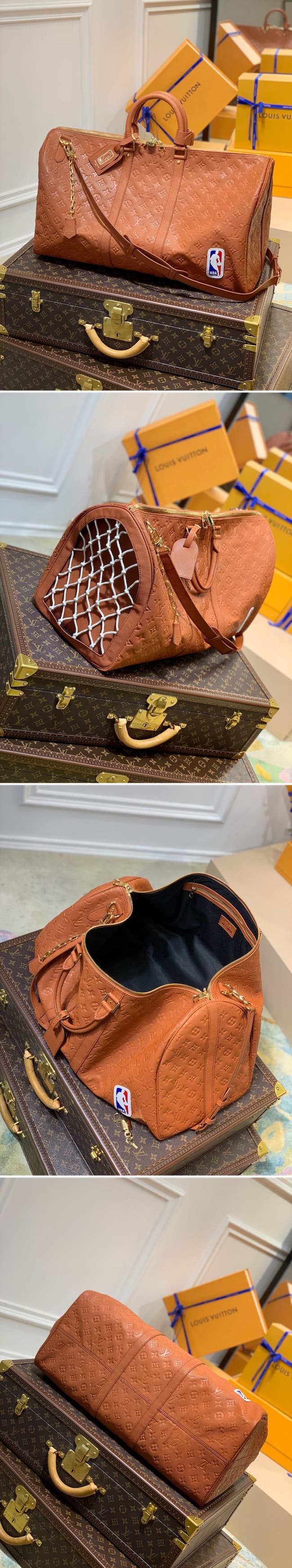 Louis Vuitton ルイヴィトン Keepall Bandouli?re 55 Travelbag キーポル・バンドリエール 55 M57973 ブラウン