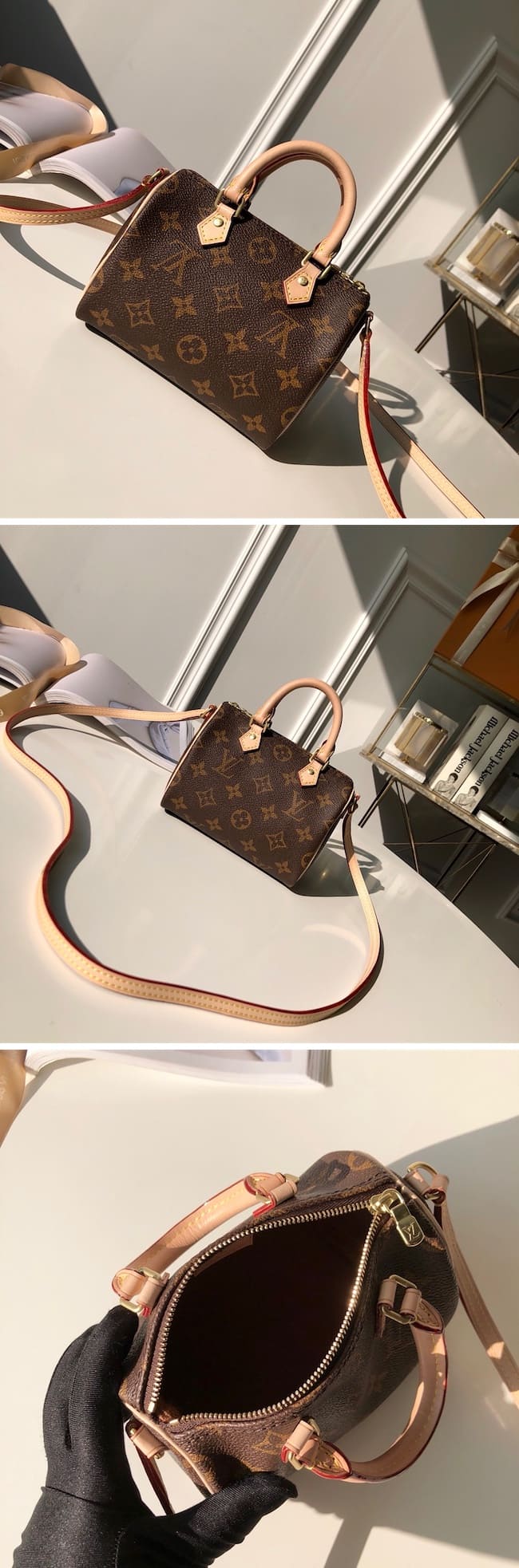 Louis Vuitton ルイヴィトン Nanau spidi ナノ スピーディ M61252 モノグラム