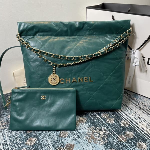 Chanel 220416C シャネル ショルダーバッグ グリーン