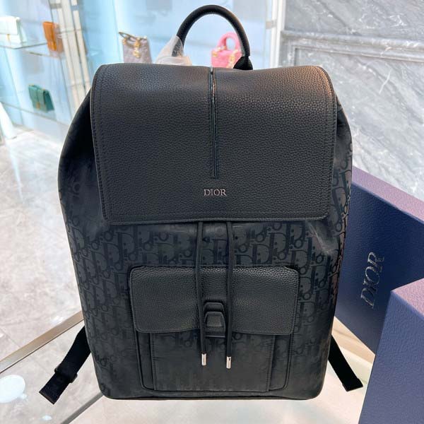 Dior ディオール Motion BackPack Oblique Mirage Technical Fabrics モーション バックパック オブリーク＆ミラージュテクニカルファブリック ブラック