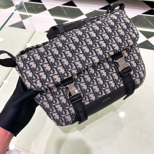 Dior Explorer ディオール エクスプローラー Messenger Bag Oblique Jacquard メッセンジャーバッグ オブリーク ジャガード