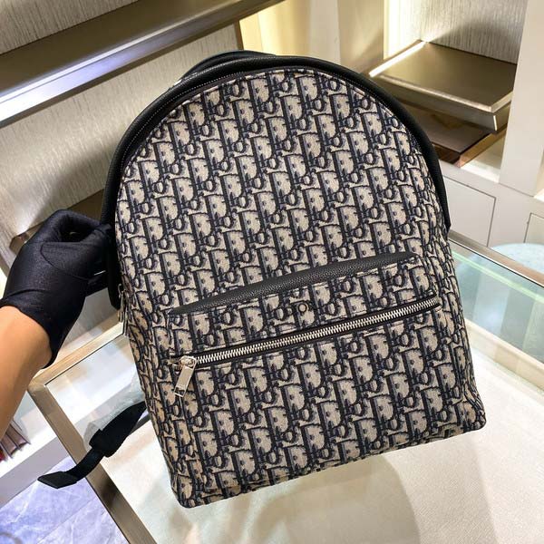 Dior ディオール Midium BackPack Oblique jacquard バックパック オブリーク ジャガード