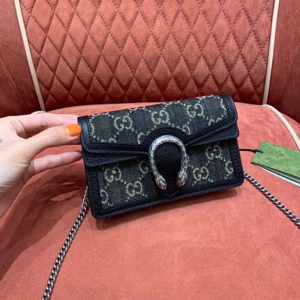 Gucci グッチ Small Dionysus Super Mini Bag 476432 ディオニュソス スーパーミニバッグ ブラック