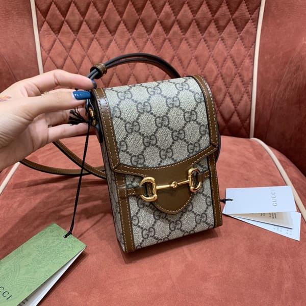 Gucci グッチ Horsebit 1955 ホースビット ミニバッグ 625615 GGスプリーム