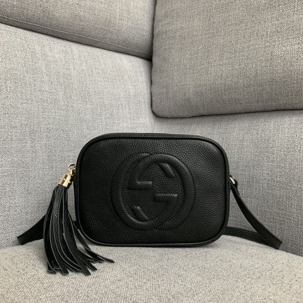 Gucci グッチ Pre Owned Soho Disco Bag Blac 308364 プレオウンド ディスコバッグ ブラック