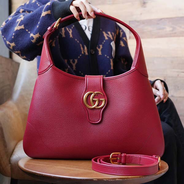 Gucci グッチ Aphrodite Medium Shoulder Bag アフロディーテ ミディアム ショルダーバッグ ハイビスカスレッド