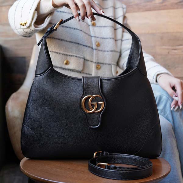 Gucci グッチ Aphrodite Medium Shoulder Bag アフロディーテ ミディアム ショルダーバッグ ブラック