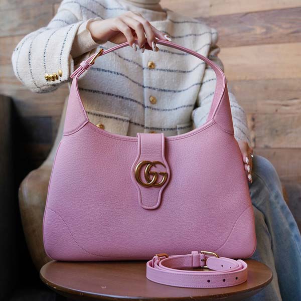 Gucci グッチ Aphrodite Medium Shoulder Bag アフロディーテ ミディアム ショルダーバッグ ピンク