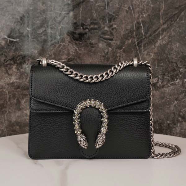 Gucci グッチ Dionysus Mini shoulder bag 421970 ディオニソス ミニショルダーバッグ ブラック