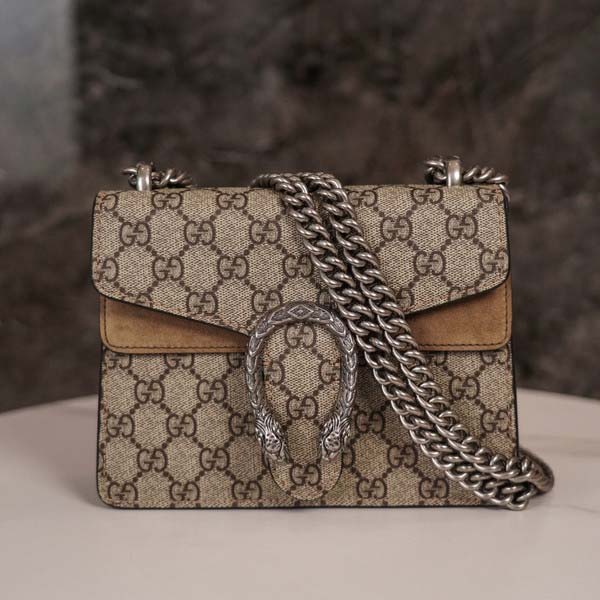 Gucci グッチ Dionysus Mini shoulder bag 421970 ディオニソス ミニショルダーバッグ GGスプリーム/ベージュ