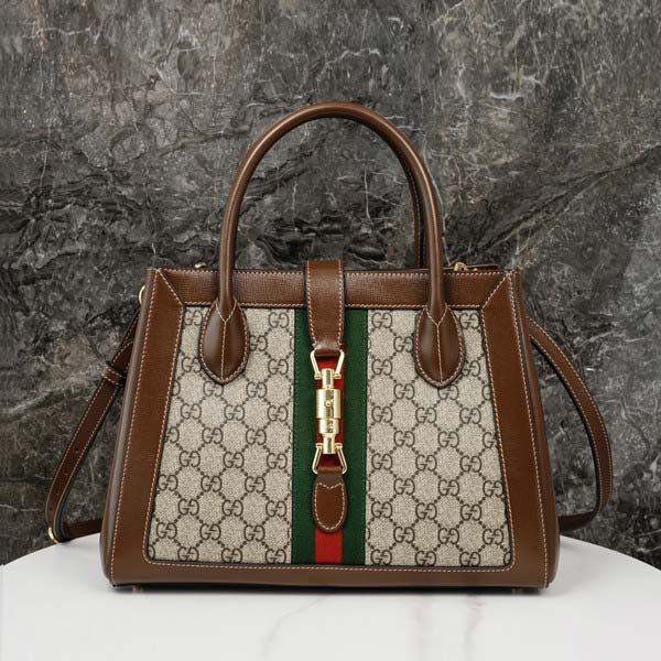 Gucci グッチ Jackie 1961 medium tote bag 649016 ジャッキー 1961 ミディアムトートバッグ GGスプリーム