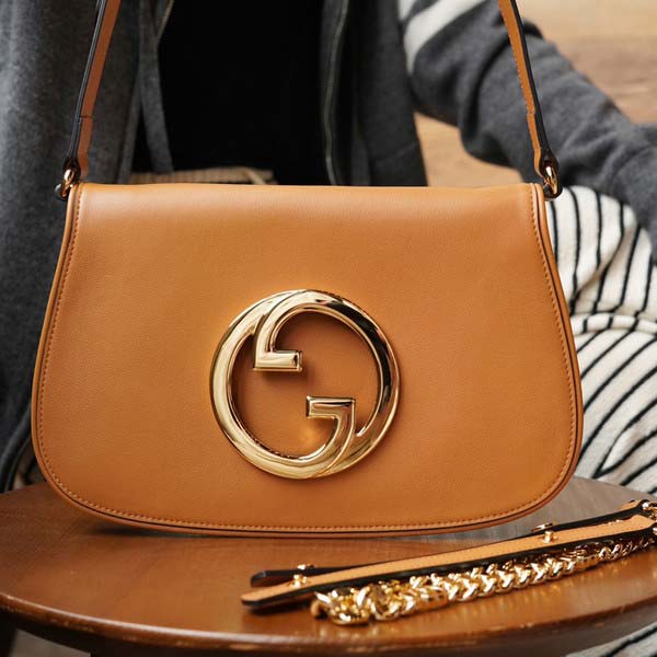 Gucci グッチ Blondie Shoulder Bag 699268 ブロンディ ショルダーバッグ ライトブラウン