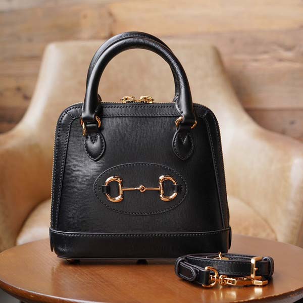 Gucci グッチ Horsebit 1955 Mini Top Handle Bag 640716 ホースビット 1955 ミニ  トップハンドルバッグ ブラック