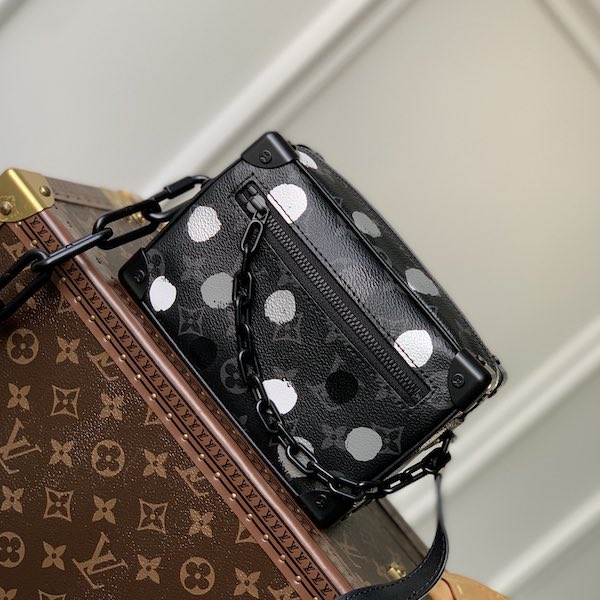 Louis Vuitton ルイヴィトン LV × YK MINI SOFT TRUNK 草間彌生 ミニソフトトランク M81936 モノグラム･エクリプス Black ブラック