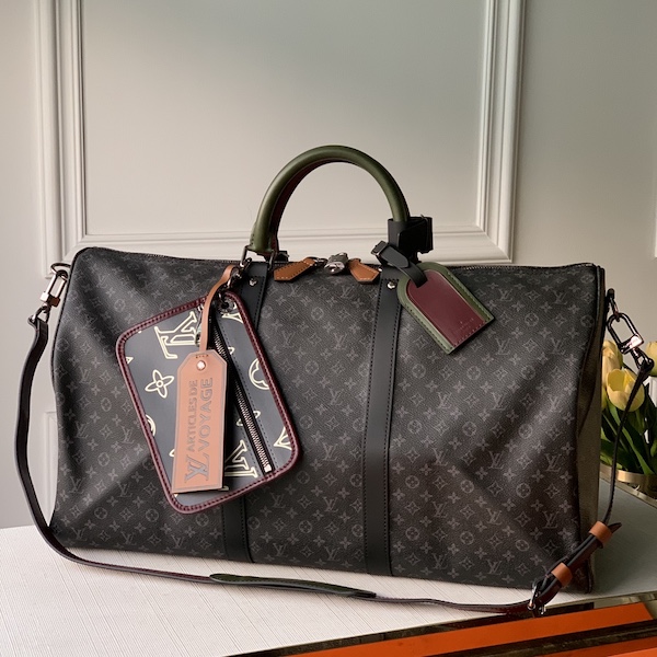 Louis Vuitton ルイヴィトン cheapollubanndrjer 50 pachwake キーポル バンドリエール 50 パッチワーク M56856 モノグラム エクリプス