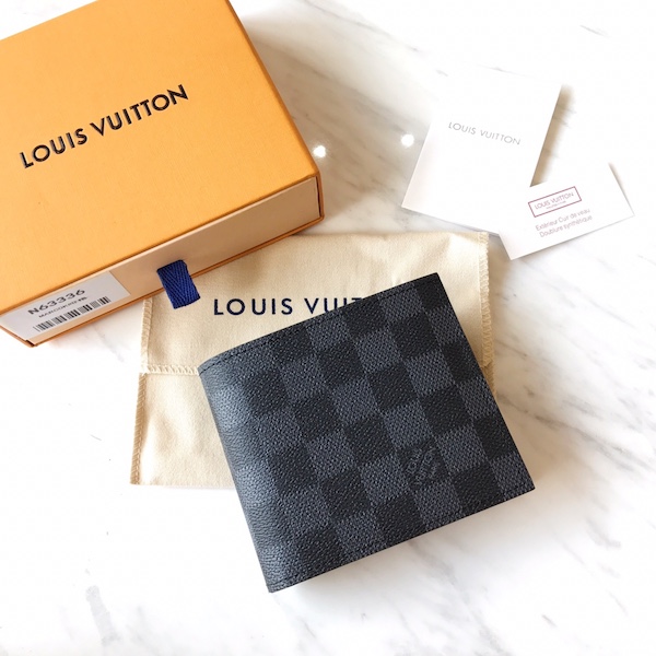 Louis Vuitton ルイヴィトン Portefeuil Multiple ポルトフォイユ ミュルティプル M63336 ダミエ・グラフィック black ブラック