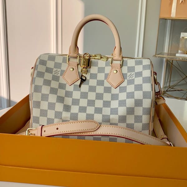 Louis Vuitton Speedy Bandoliere 25 ルイヴィトン M41374 スピーディ バンドリエール 25 ダミエ アズール