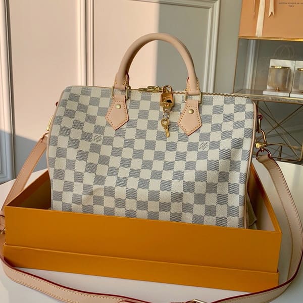 Louis Vuitton Speedy Bandoliere 30 ルイヴィトン N41373 スピーディ バンドリエール 30 ダミエ アズール